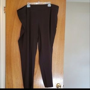 Women's Brown Stretch Work Pants